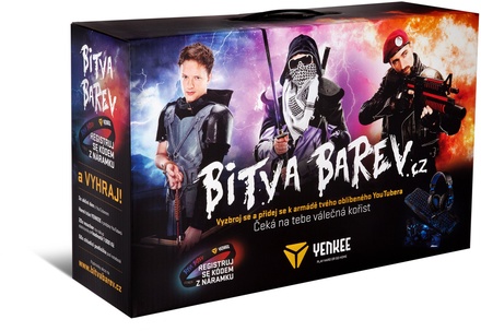 Herní set klávesnice, myši a sluchátek Yenkee AMBUSH set - Bitva Barev (2)