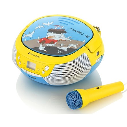 Radiopřijímač s CD/MP3/USB GoGEN Maxipřehrávač B s CD/MP3/USB modrá/žlutá