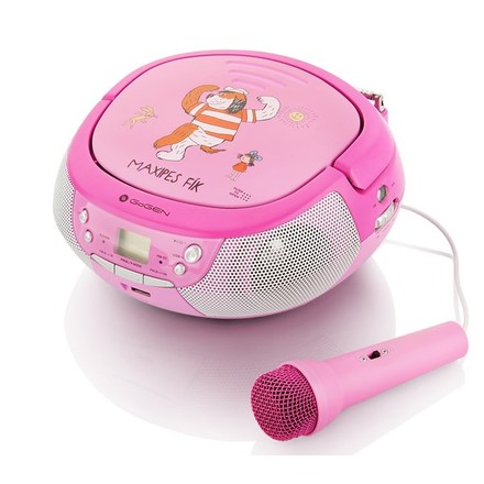 Radiopřijímač s CD/MP3/USB GoGEN Maxipřehrávač B s CD/MP3/USB růžová/purpurová