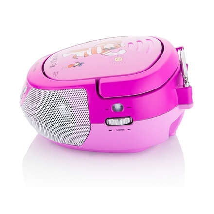 Radiopřijímač s CD/MP3/USB GoGEN Maxipřehrávač B s CD/MP3/USB růžová/purpurová (1)