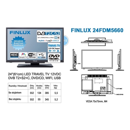 LED televize na 12V Finlux 24FDM5660 (3)