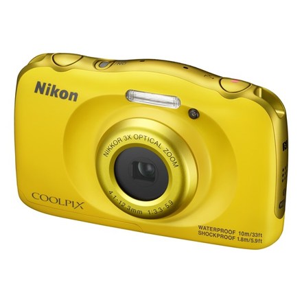 Kompaktní fotoaparát Nikon Coolpix W100 žlutý