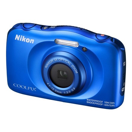 Kompaktní fotoaparát Nikon Coolpix W100 modrý
