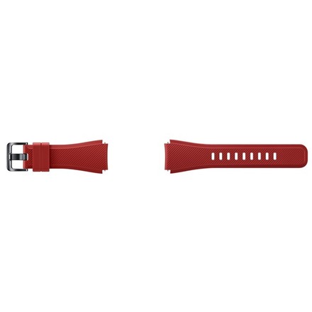Silikonový řemínek k chytrým hodinkám Samsung ET YSU76MREG Silicon Strap Gear S3, Red